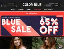 Tablet Screenshot of colorblue.com.co